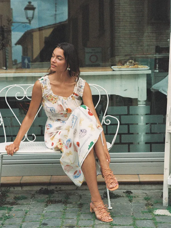 Annie Dress - Buon Appetito Ivory sold by Lisa Says Gah