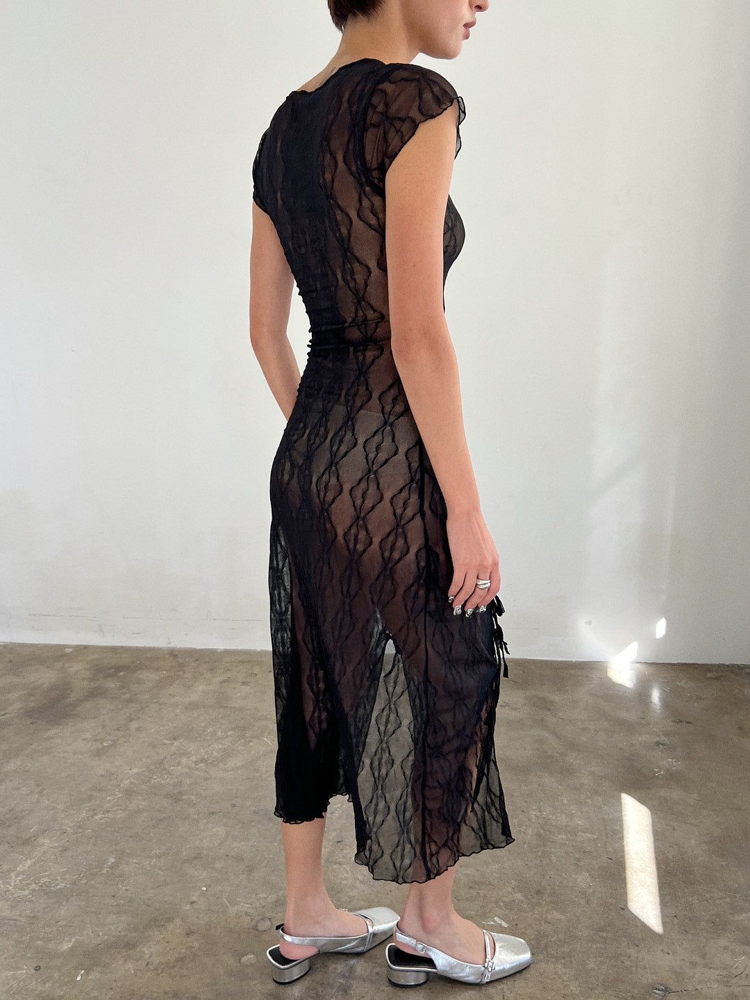 Mariposa Lace Midi Dress - Night sold by Lisa Says Gah product image thumbnail 2