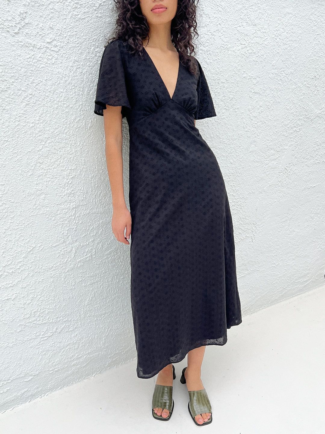 Grace Dress - Black Eyelet sold by Lisa Says Gah