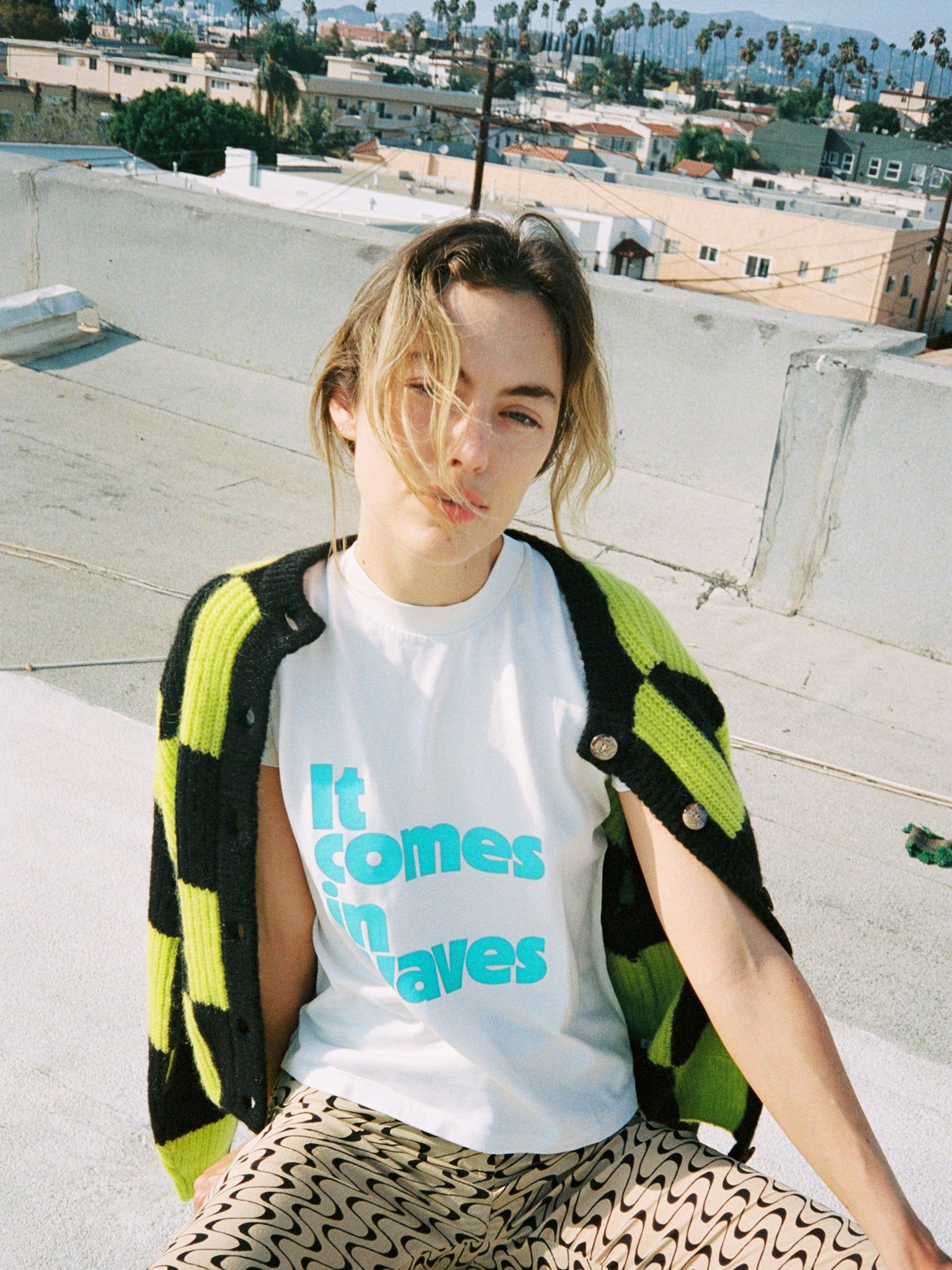 Vintage Tee - It Comes in Waves sold by Lisa Says Gah product image thumbnail 2