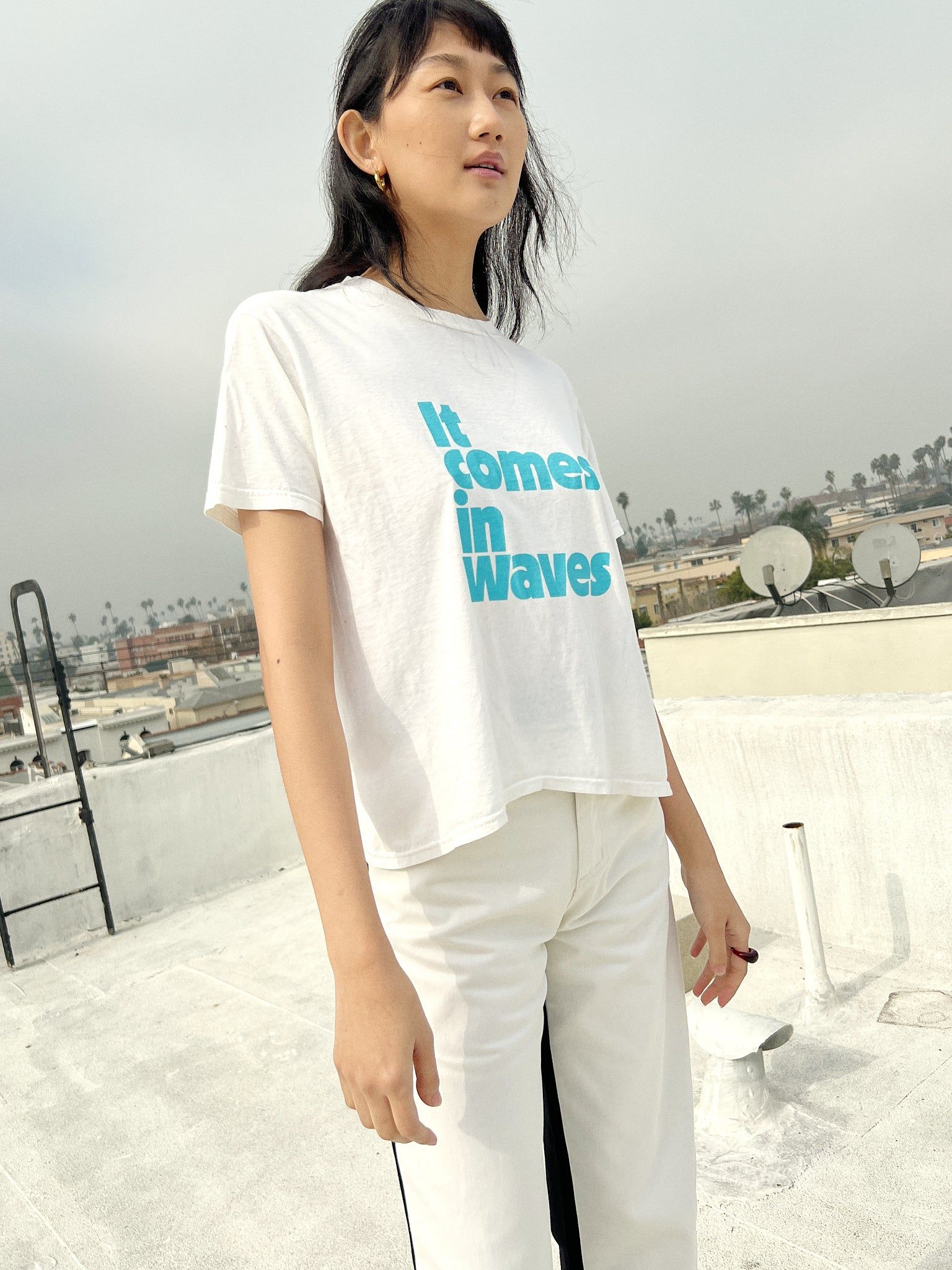 Vintage Tee - It Comes in Waves sold by Lisa Says Gah product image thumbnail 4