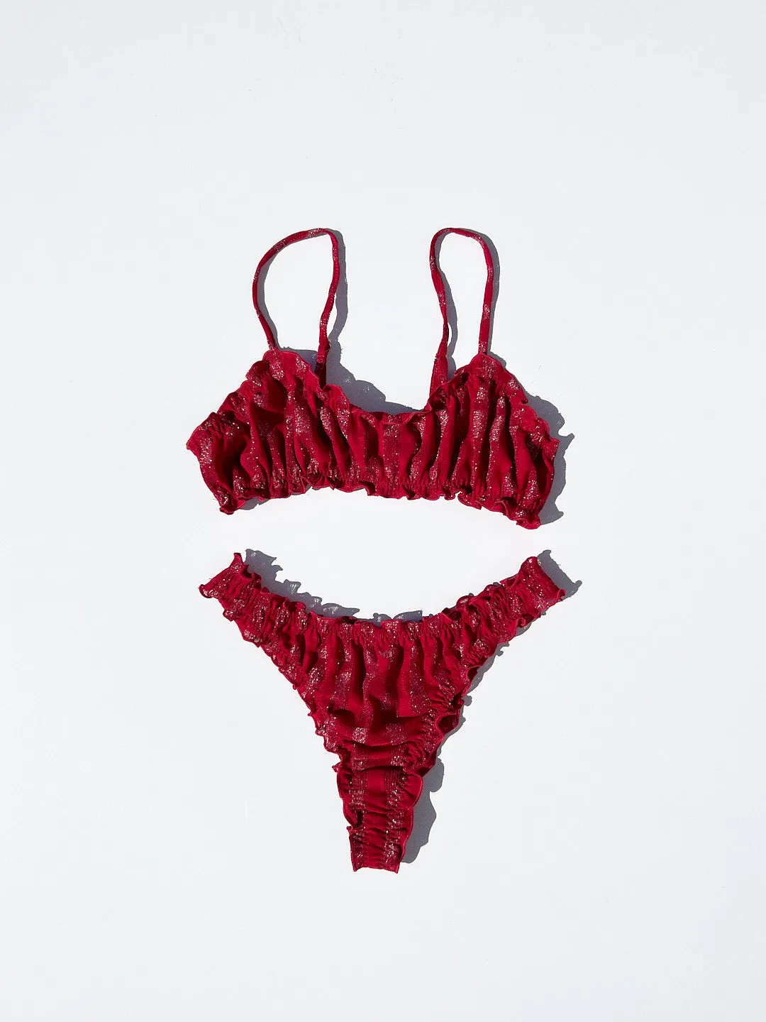 Jamie Mesh Bralette - Ruby sold by Lisa Says Gah product image thumbnail 3