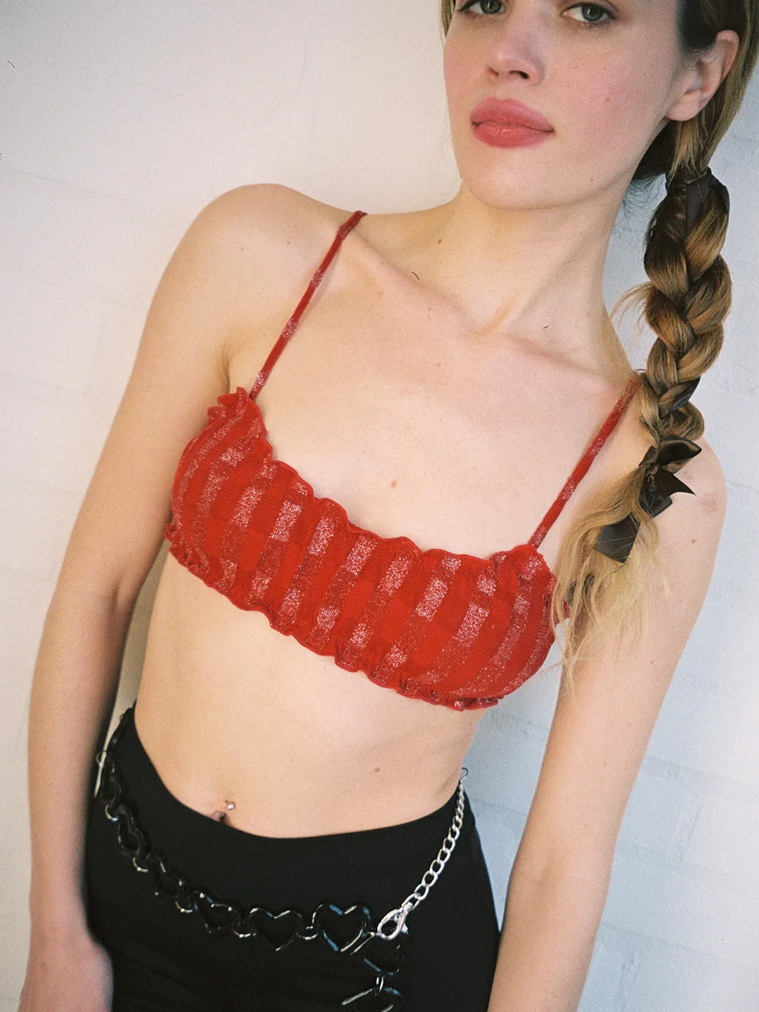 Jamie Mesh Bralette - Ruby sold by Lisa Says Gah