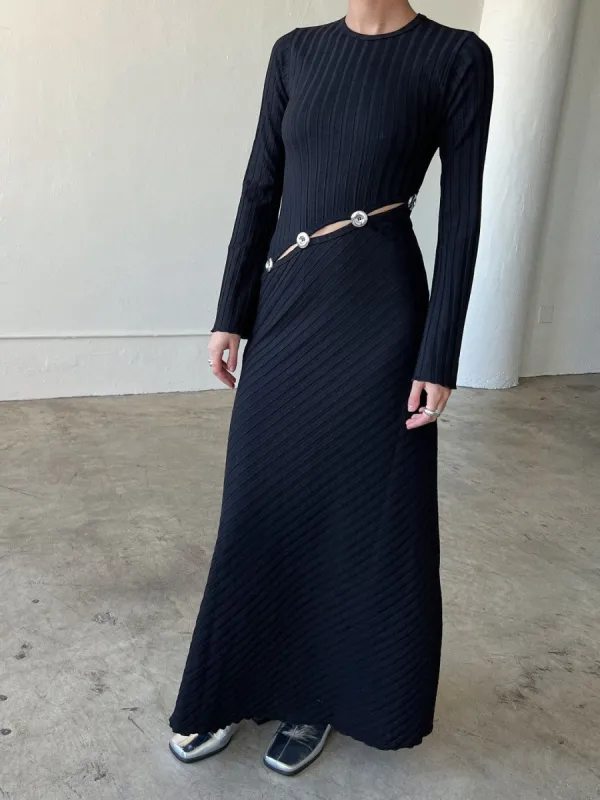 Simm Dress - Black made by Simon Miller