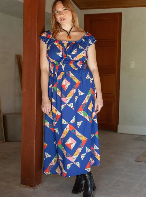 Annie Dress - Alpine Quilt sold by Lisa Says Gah