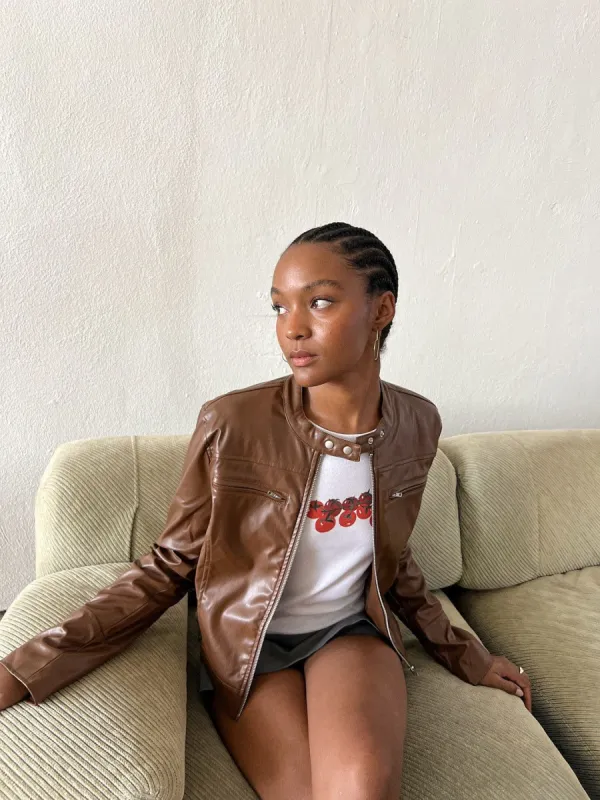 Julia Jacket - Brown sold by Lisa Says Gah