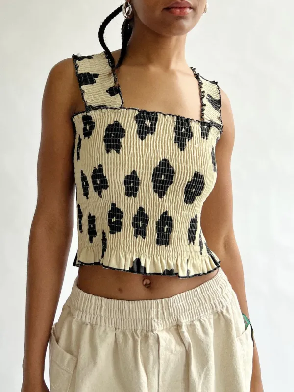 Katherine Top - Black/White sold by Lisa Says Gah