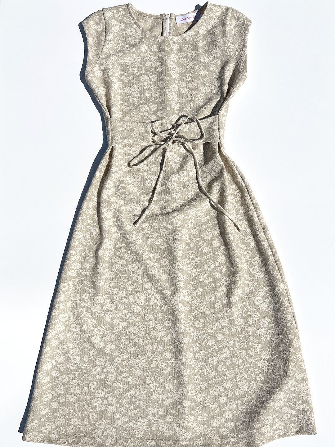 Charlotte Dress - Daisy Jacquard Mint sold by Lisa Says Gah