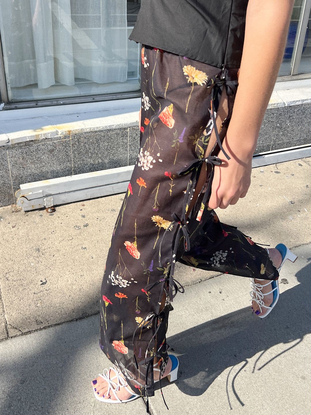 Evelyn Tie Pant - Wildflower Ink sold by Lisa Says Gah product image thumbnail 3