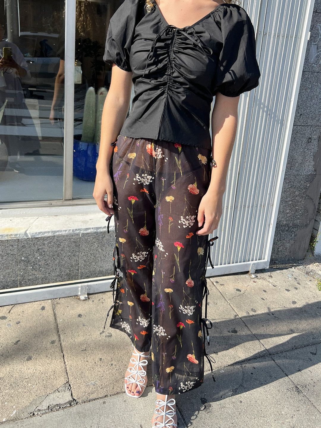 Evelyn Tie Pant - Wildflower Ink sold by Lisa Says Gah product image thumbnail 7