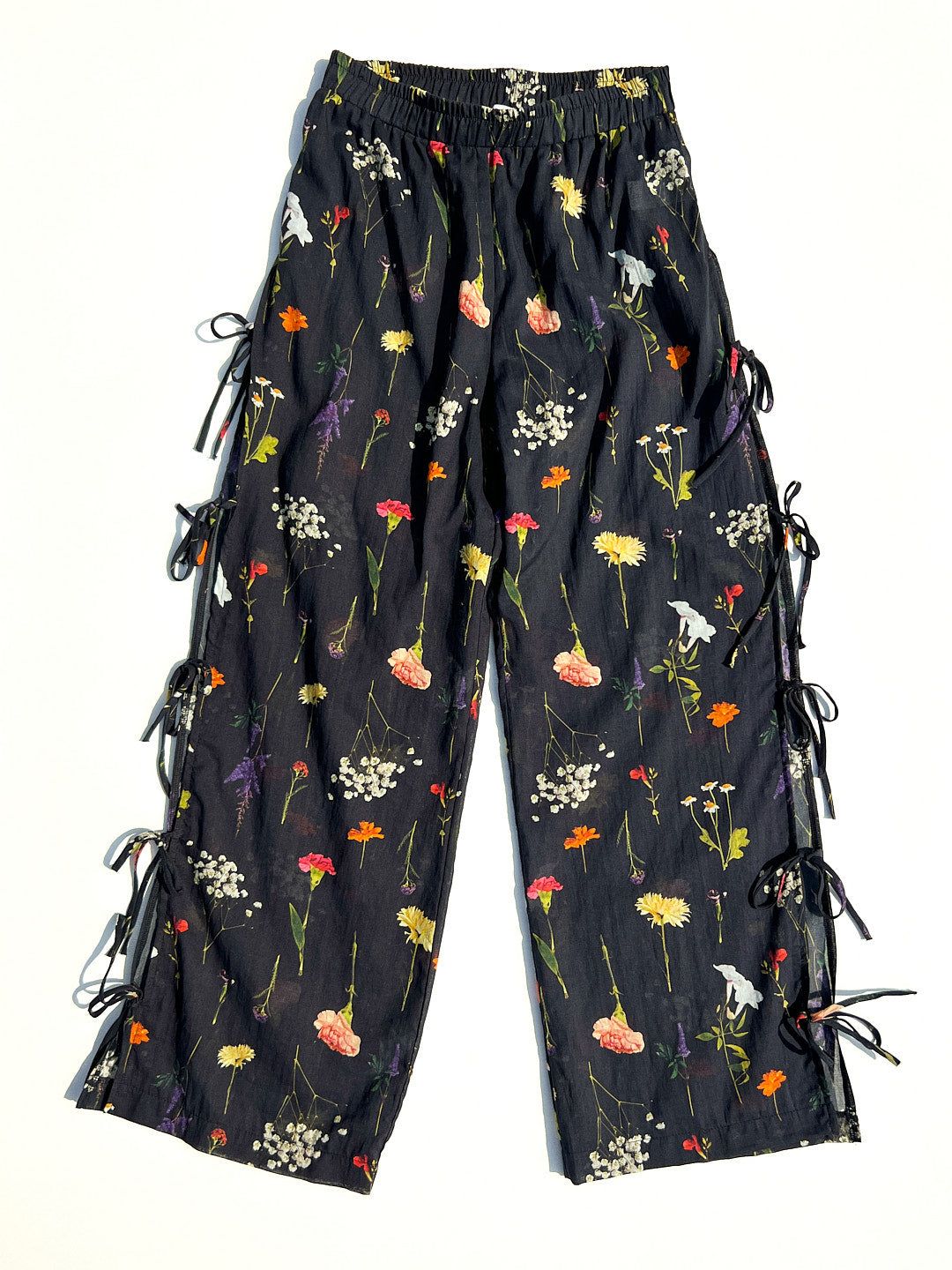 Evelyn Tie Pant - Wildflower Ink sold by Lisa Says Gah