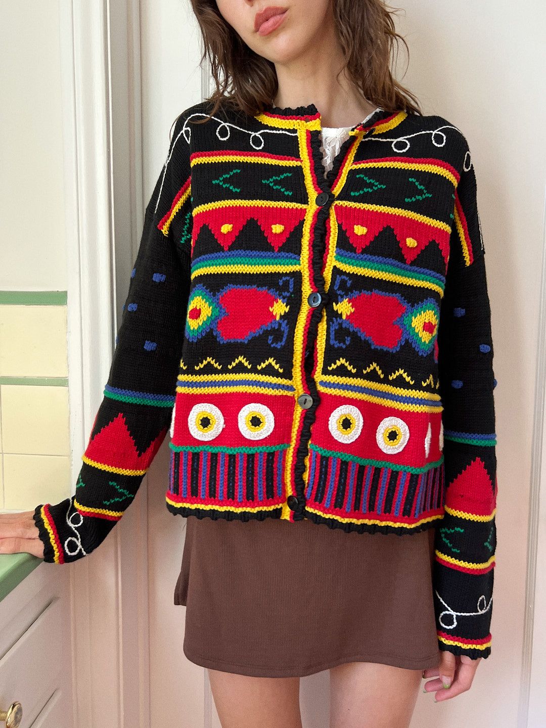 Aria Knitted Cardigan - Black sold by Lisa Says Gah