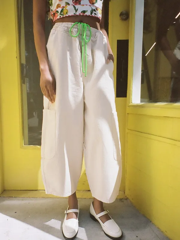 Chef Pant - Flour Ivory sold by Lisa Says Gah