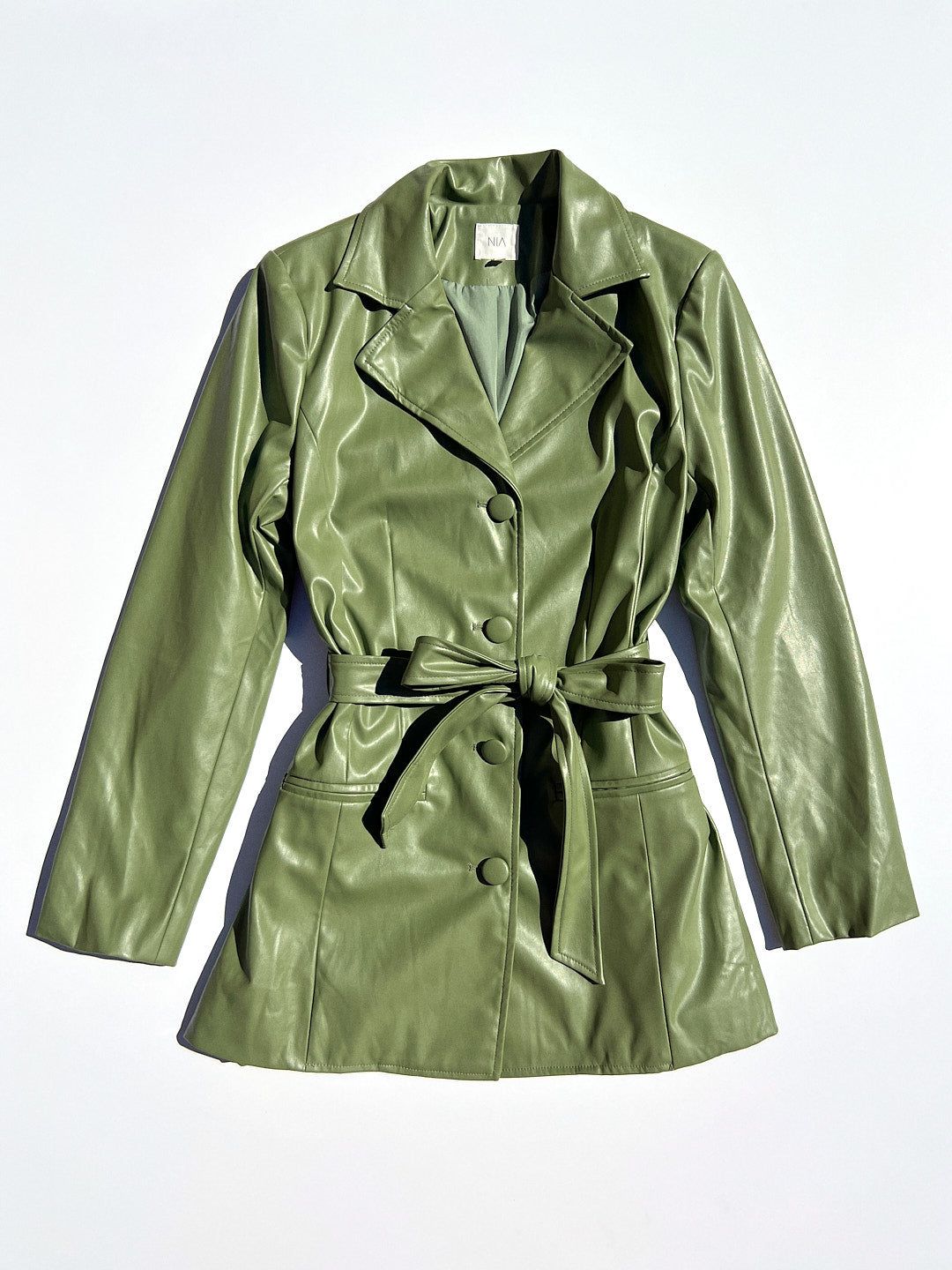 Emilio Trench - Olive sold by Lisa Says Gah