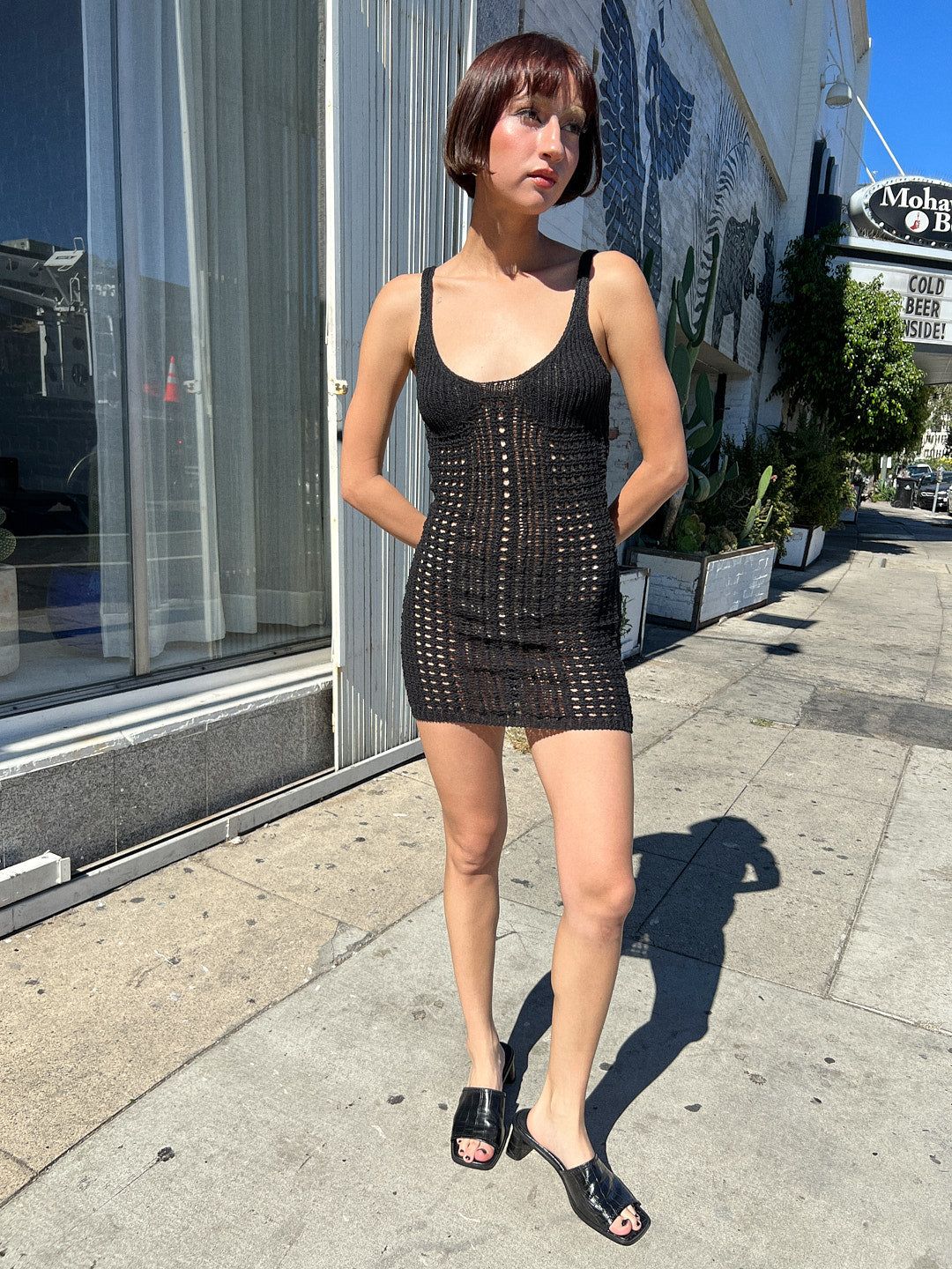 Playa Knit Coverup - Black sold by Lisa Says Gah product image thumbnail 4