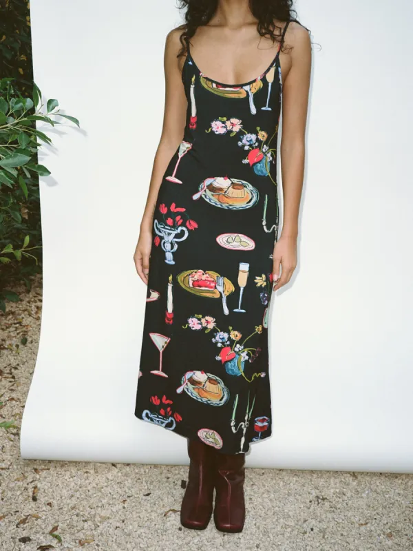 Sofia Slip Dress - Set the Table Caviar sold by Lisa Says Gah