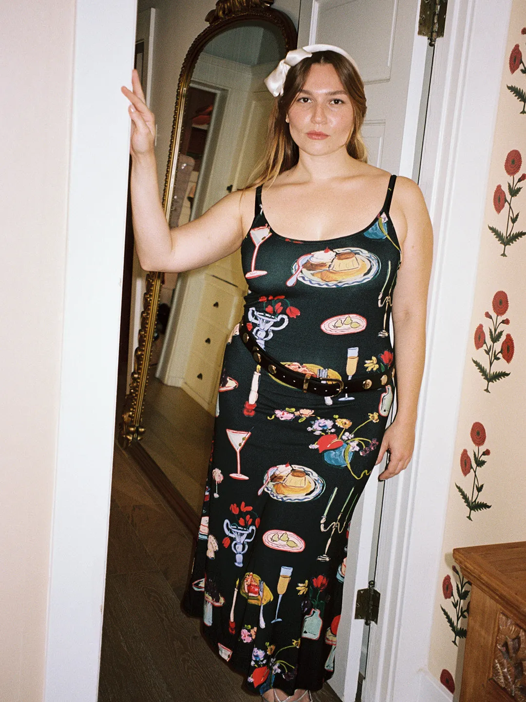 Sofia Slip Dress - Set the Table Caviar sold by Lisa Says Gah product image thumbnail 5