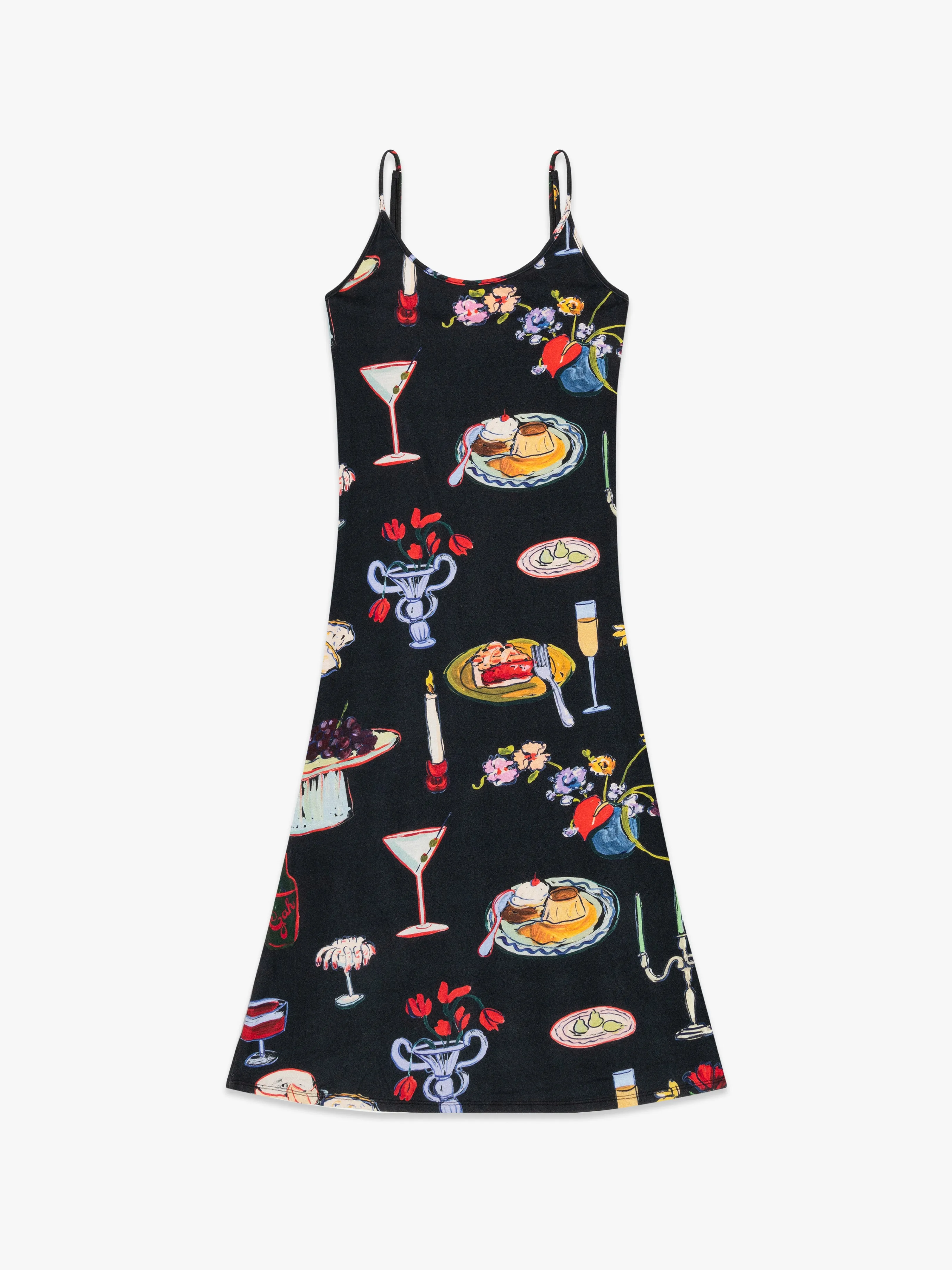 Sofia Slip Dress - Set the Table Caviar sold by Lisa Says Gah product image thumbnail 2