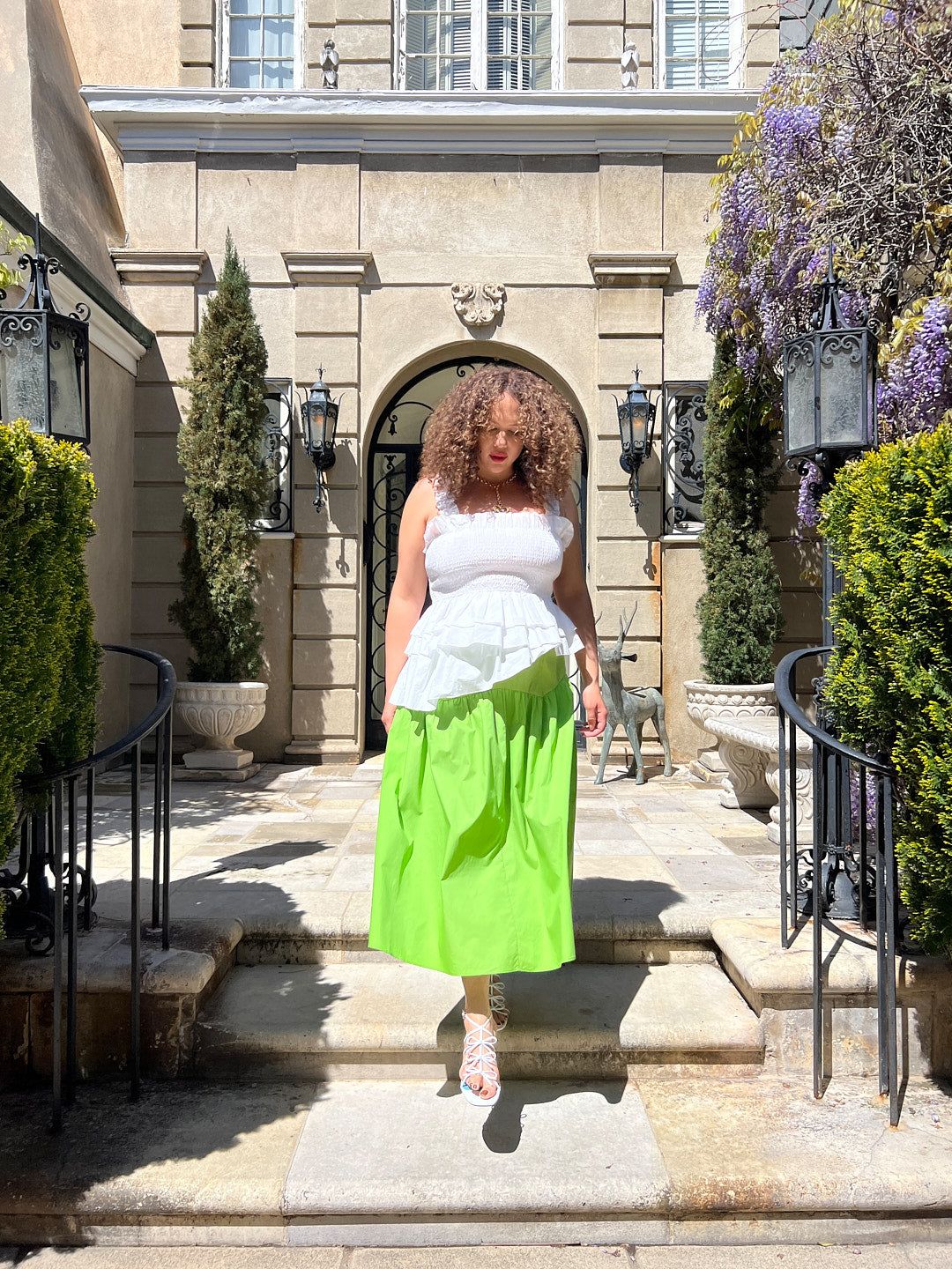 Penny Midi Skirt - Pear sold by Lisa Says Gah product image thumbnail 4