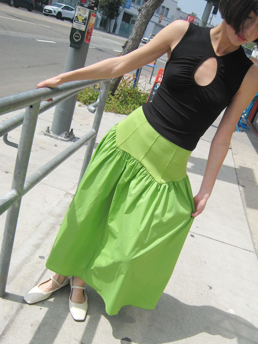 Penny Midi Skirt - Pear sold by Lisa Says Gah product image thumbnail 3