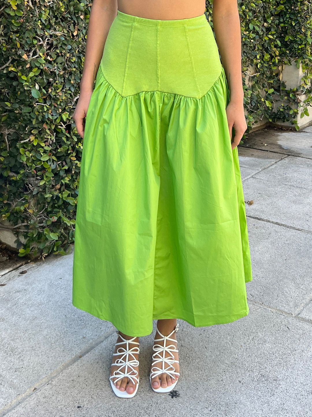 Penny Midi Skirt - Pear sold by Lisa Says Gah product image thumbnail 5