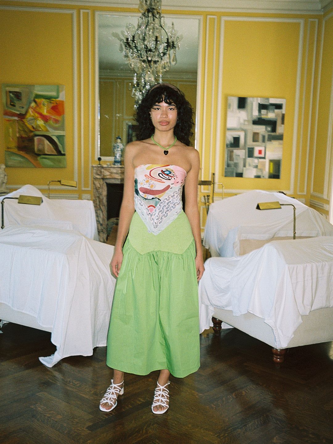 Penny Midi Skirt - Pear sold by Lisa Says Gah product image thumbnail 7