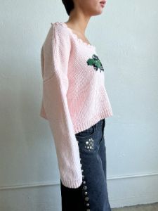 Car Sweater - Pink/Green sold by Lisa Says Gah