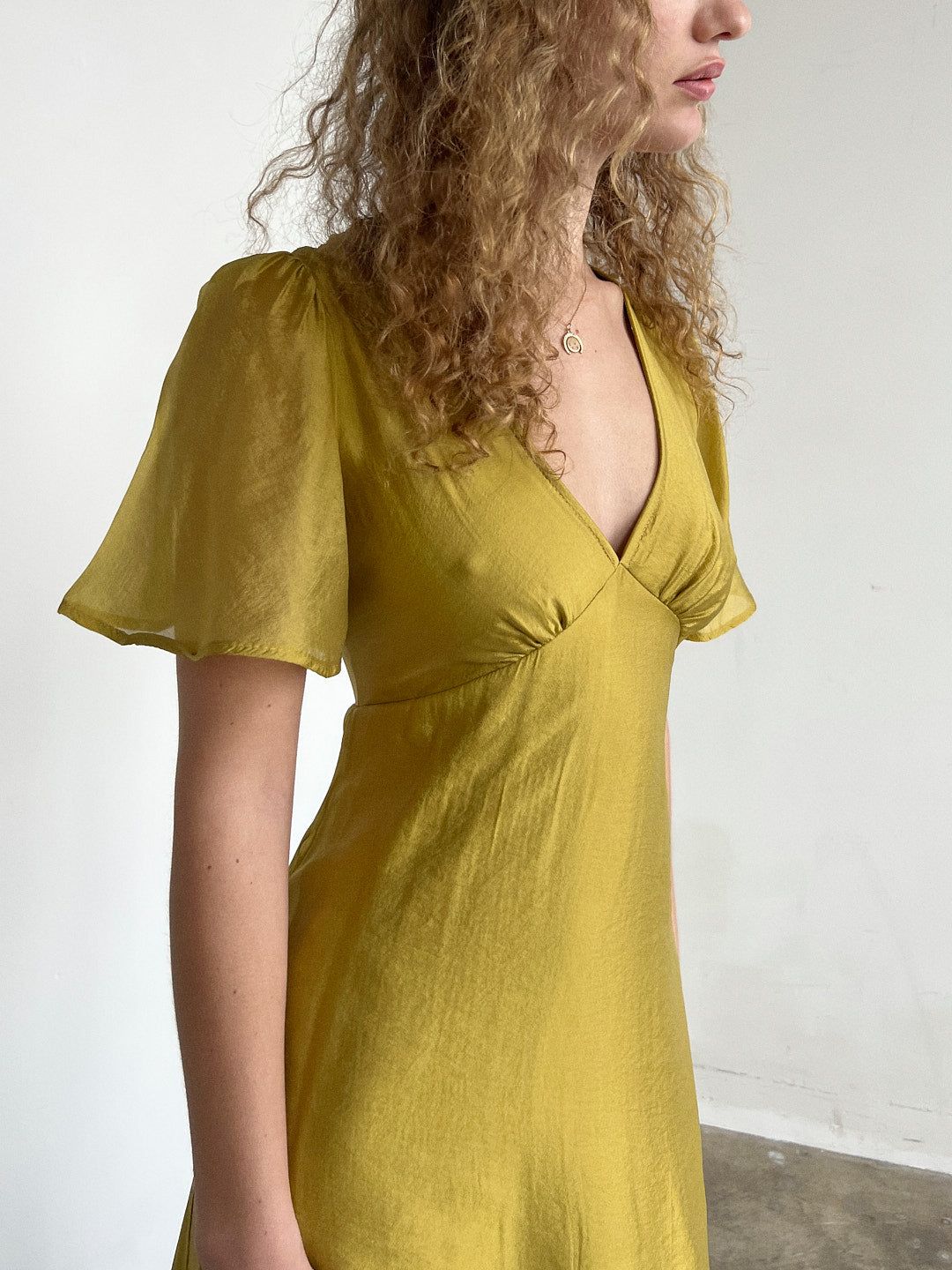Grace Dress - Chartreuse sold by Lisa Says Gah product image thumbnail 3
