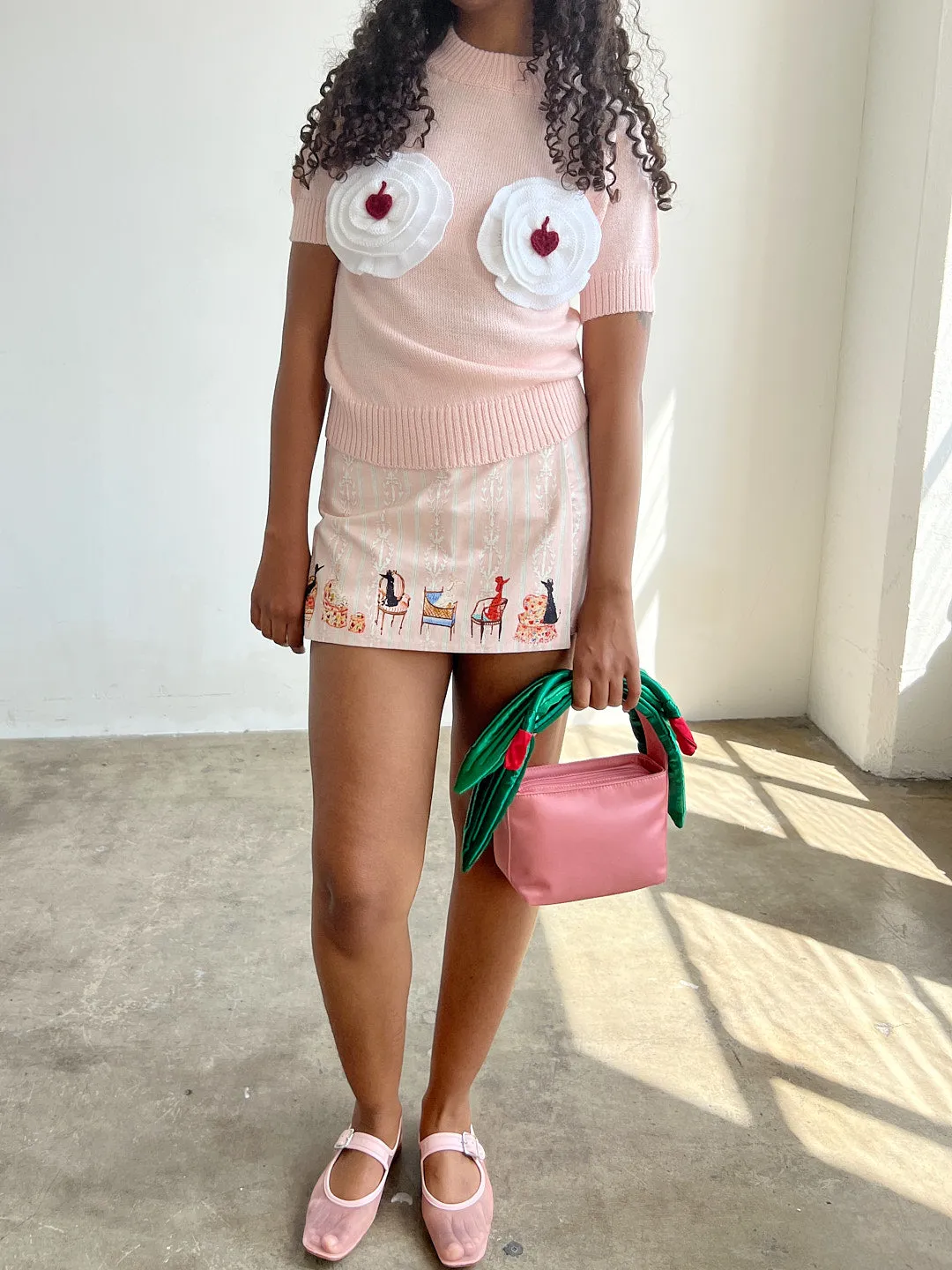 Varsity Blues Sweater - Whipped Cream sold by Lisa Says Gah product image thumbnail 3