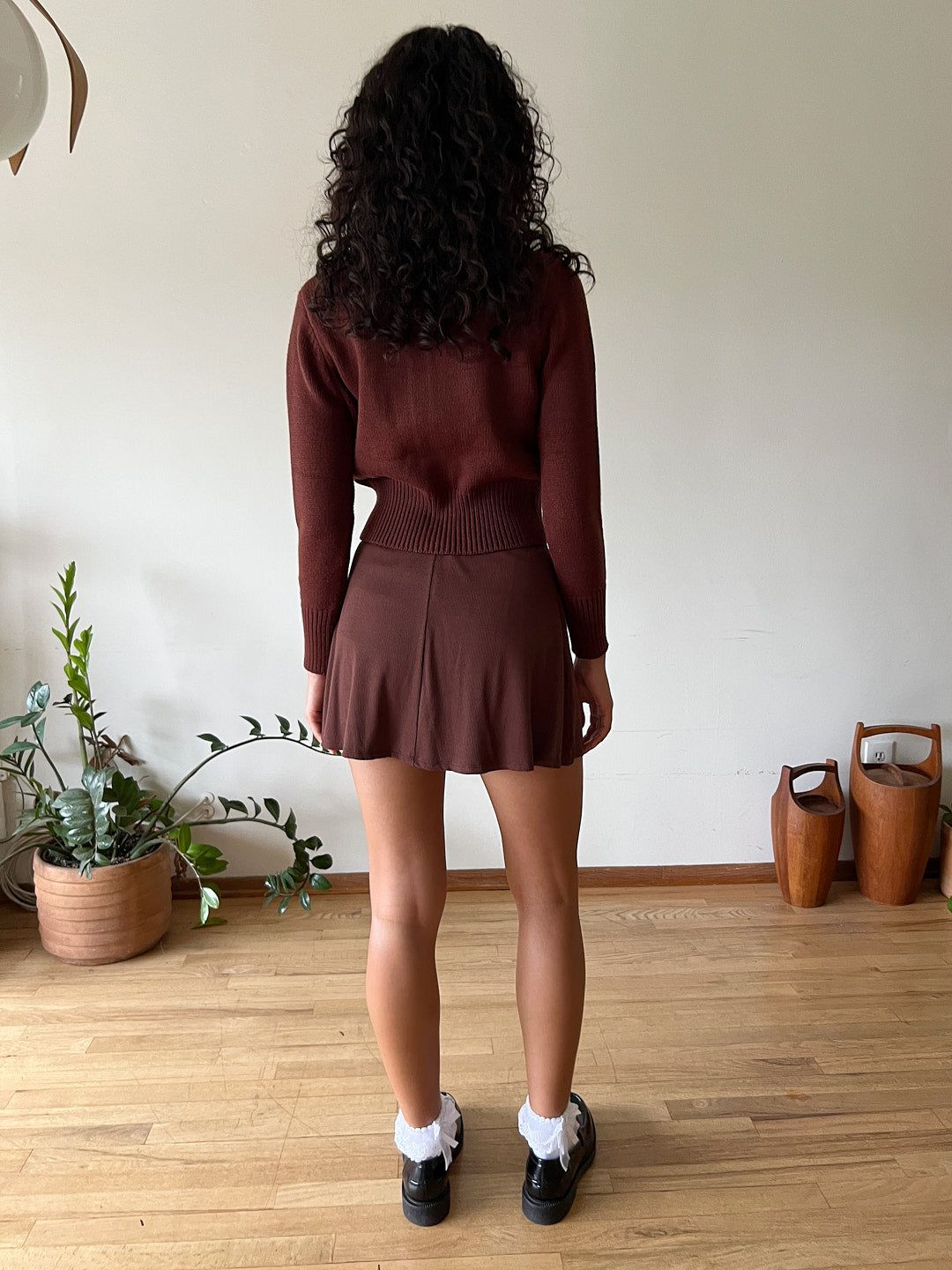 Darcy Skort - Brown sold by Lisa Says Gah product image thumbnail 7