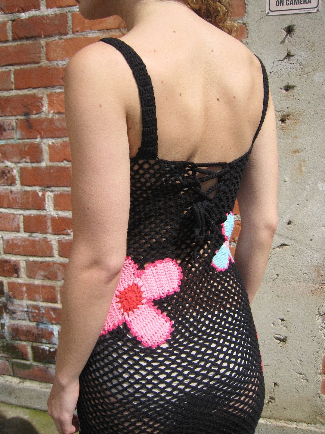 Elvira Crochet Midi Dress - Black sold by Lisa Says Gah product image thumbnail 2