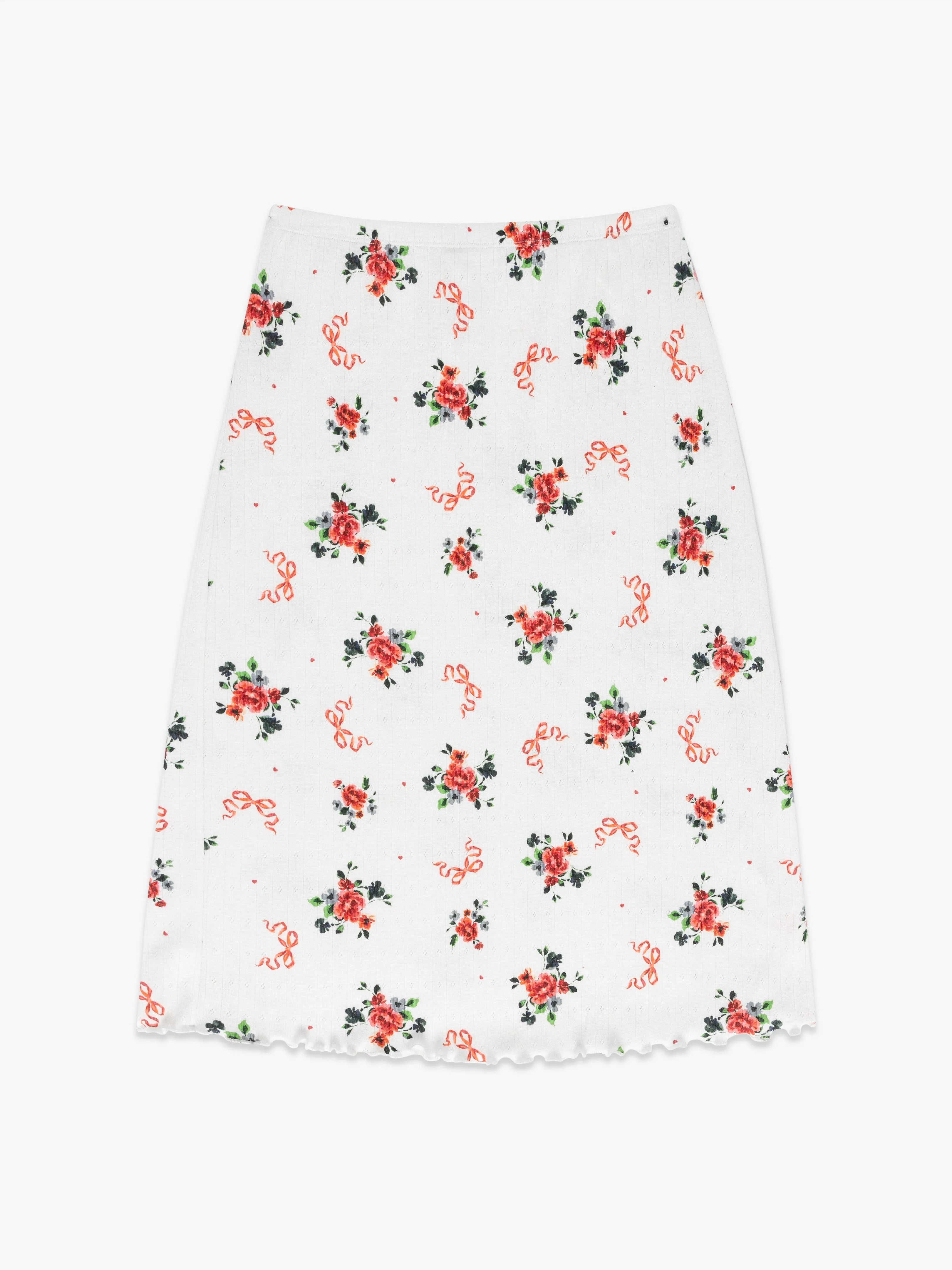 Sandy Midi Skirt - Pointelle Bouquet sold by Lisa Says Gah product image thumbnail 2