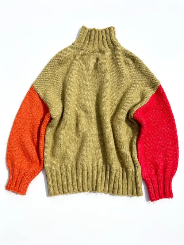 Cece Turtleneck - Fall Colorblock sold by Lisa Says Gah