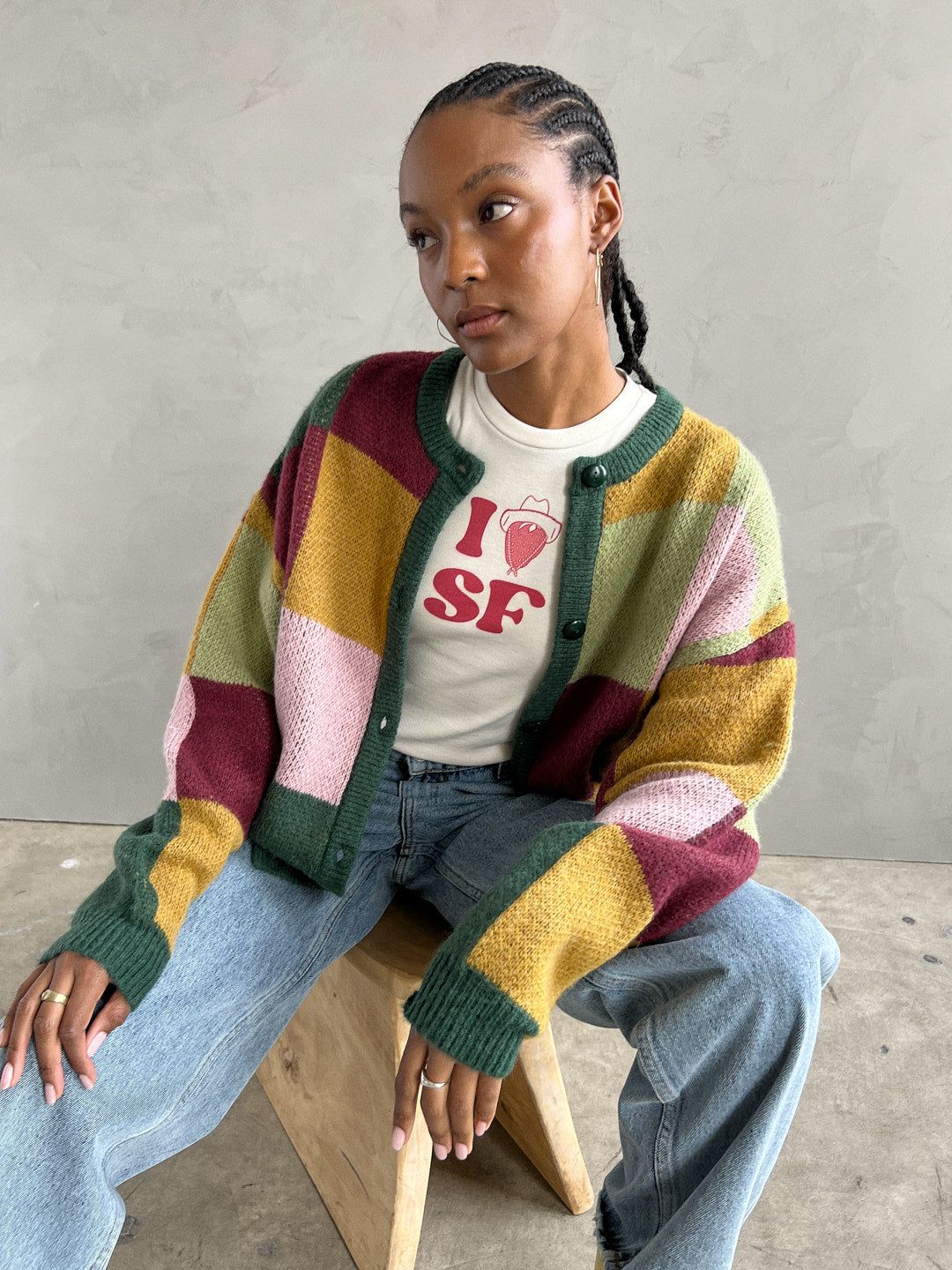 Lauda Cardi - Autumn Check sold by Lisa Says Gah product image thumbnail 4