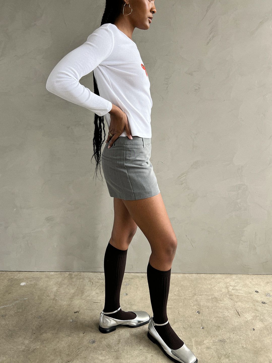 Ariel Skort - Charcoal sold by Lisa Says Gah product image thumbnail 7