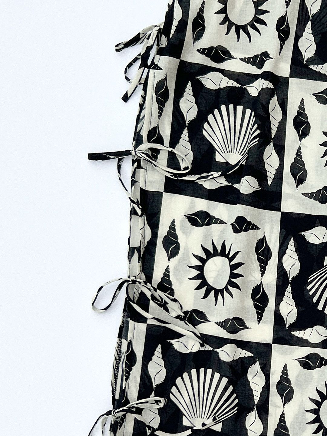 Evelyn Tie Pant - Warm Sun Black/Ivory sold by Lisa Says Gah product image thumbnail 5