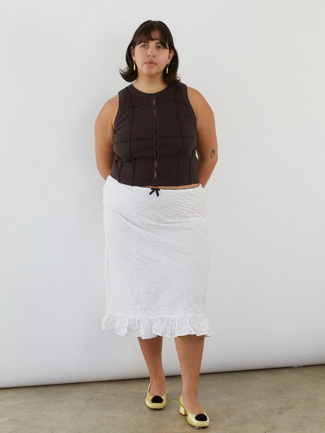 Basin Slip Skirt - Salt sold by Lisa Says Gah product image thumbnail 3