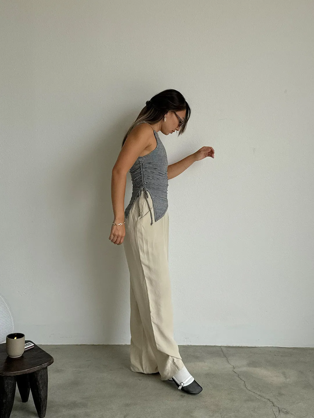 Erin Tank - Caviar Gingham sold by Lisa Says Gah product image thumbnail 4