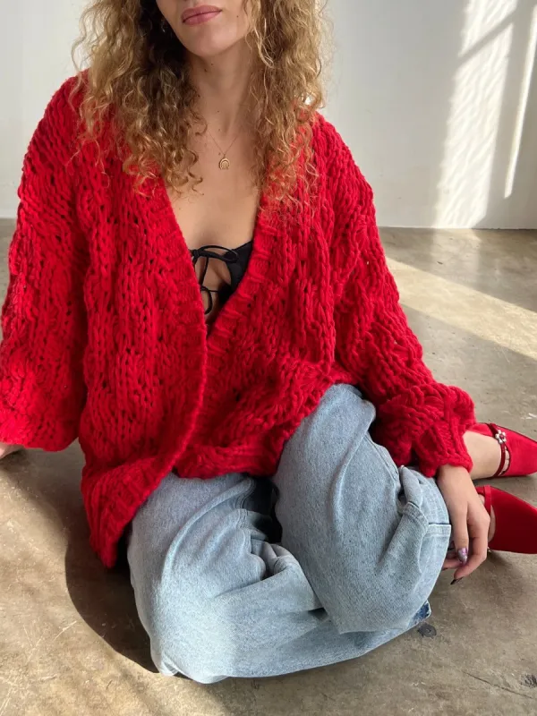 Stevie Chunky Cardi - Apple sold by Lisa Says Gah