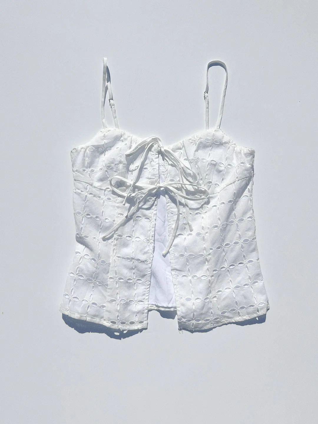 Mia Eyelet Top - White sold by Lisa Says Gah product image thumbnail 4