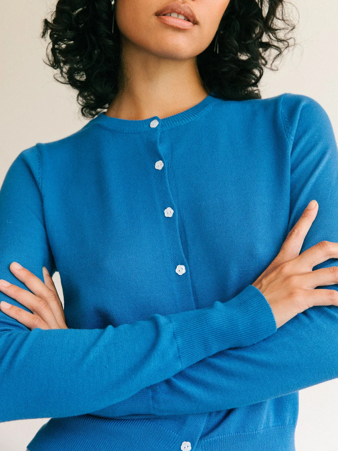 Erin Cardigan - Cobalt sold by Lisa Says Gah product image thumbnail 3