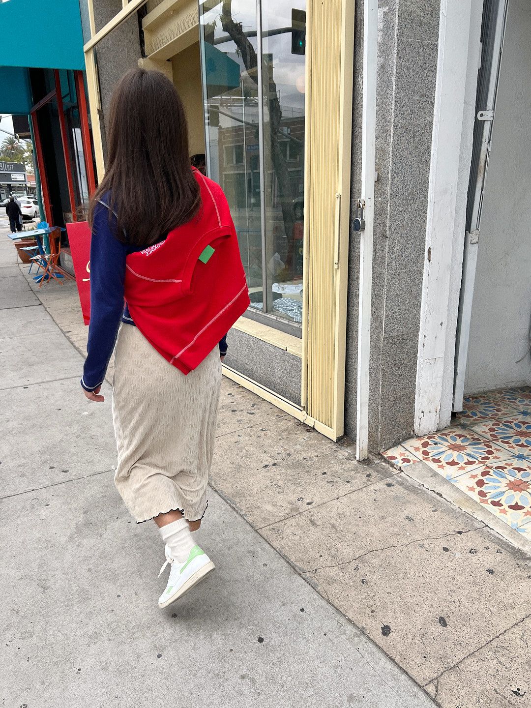 Leaning Tower of Pisa Sweatshirt - Red/White sold by Lisa Says Gah product image thumbnail 3