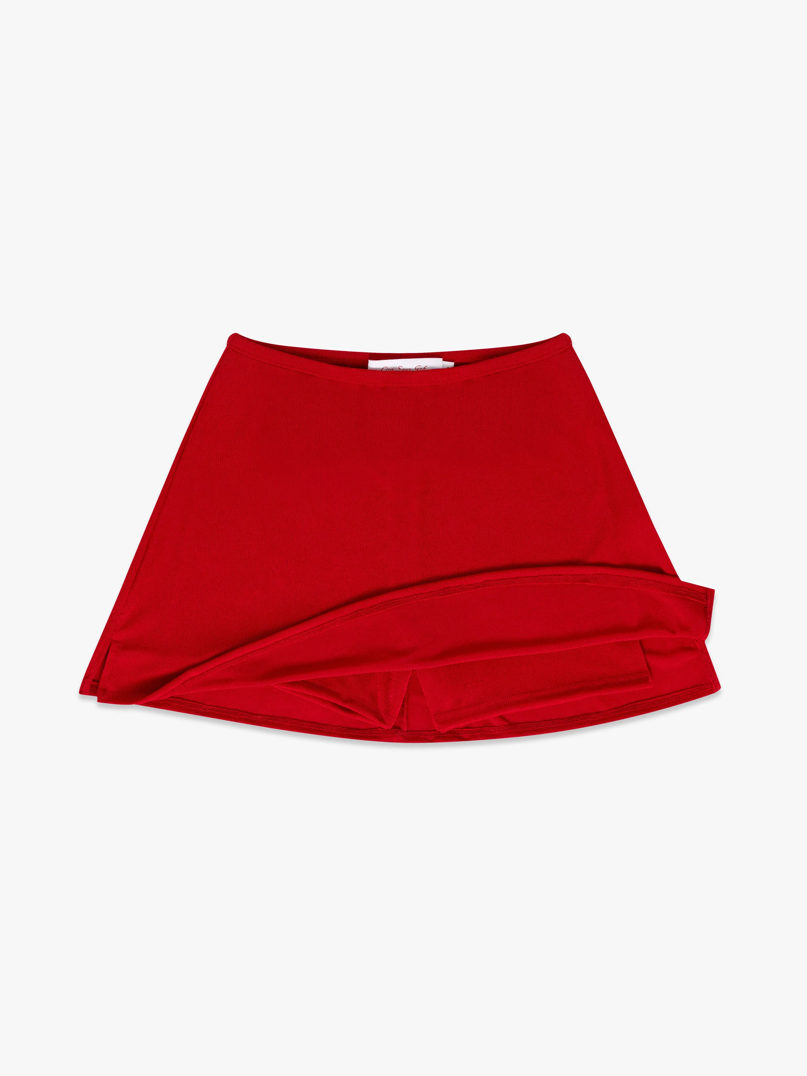 Darcy Skort - Red Slinky sold by Lisa Says Gah
