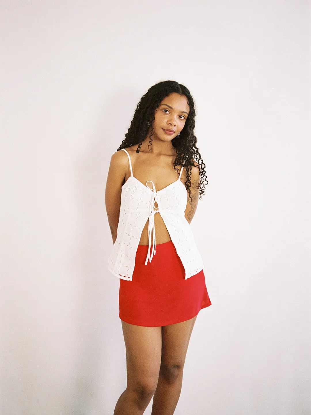 Darcy Skort - Red Slinky sold by Lisa Says Gah product image thumbnail 2