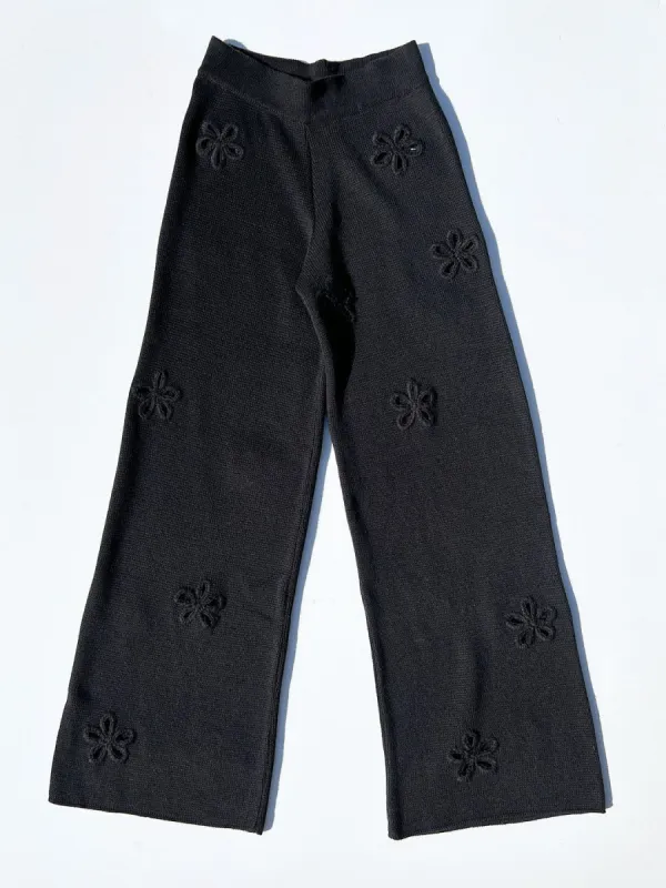 Lila Knitted Pant - Black sold by Lisa Says Gah