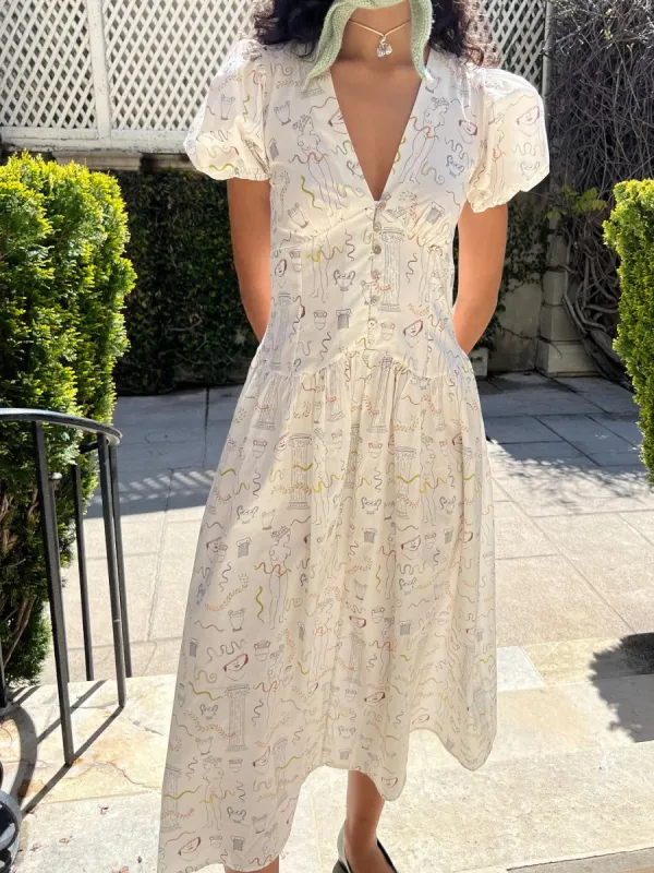 Elizabeth Dress - Museo Bianco sold by Lisa Says Gah