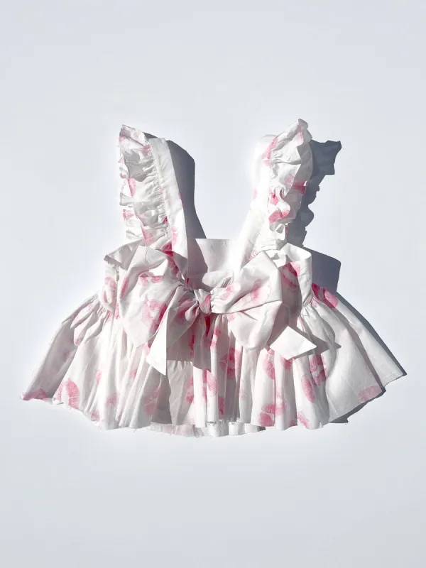 The Ruffle Apron Top - Kiss sold by Lisa Says Gah