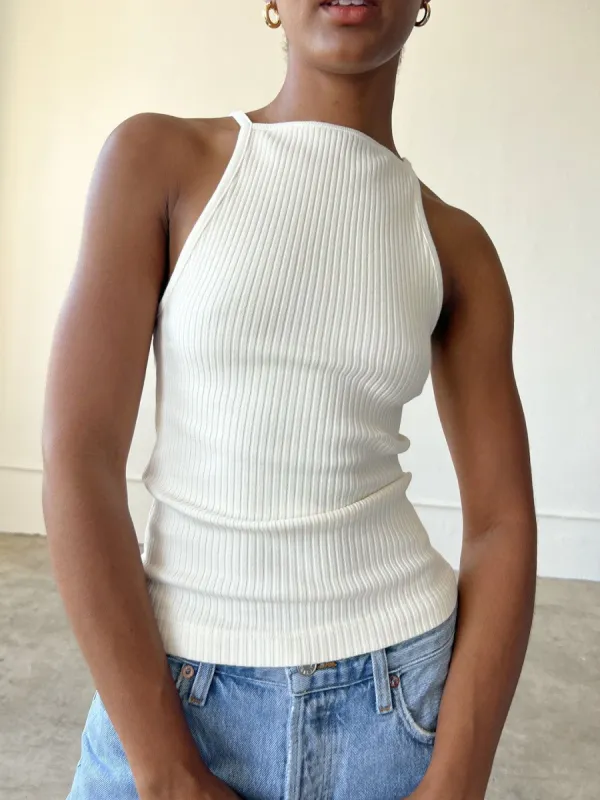 Mina Tank - Stucco sold by Lisa Says Gah