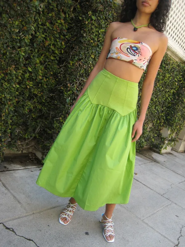 Penny Midi Skirt - Pear sold by Lisa Says Gah