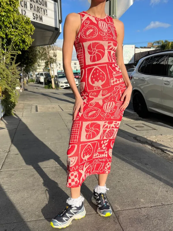 Ari Cut Out Dress - Red sold by Lisa Says Gah